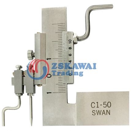 SWAN段差規(guī)C1-50日本天鵝面差尺游標卡尺高精度工業(yè)級測量工具塞尺球規(guī)