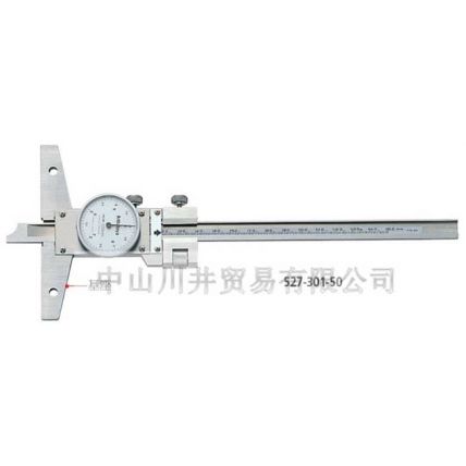 三豐Mitutoyo帶表深度卡尺527-301-50
