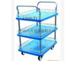 車間多層手推車倉(cāng)庫(kù)塑料工具架汽修工具移動(dòng)置物架萬(wàn)向輪靜音